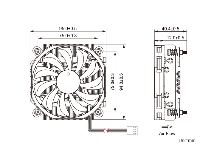 CP-NX12H CPU Cooler - COOLCOX | Cooling Fan